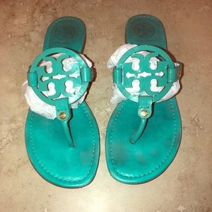 Tory Burch Turquoise Miller Sandal
